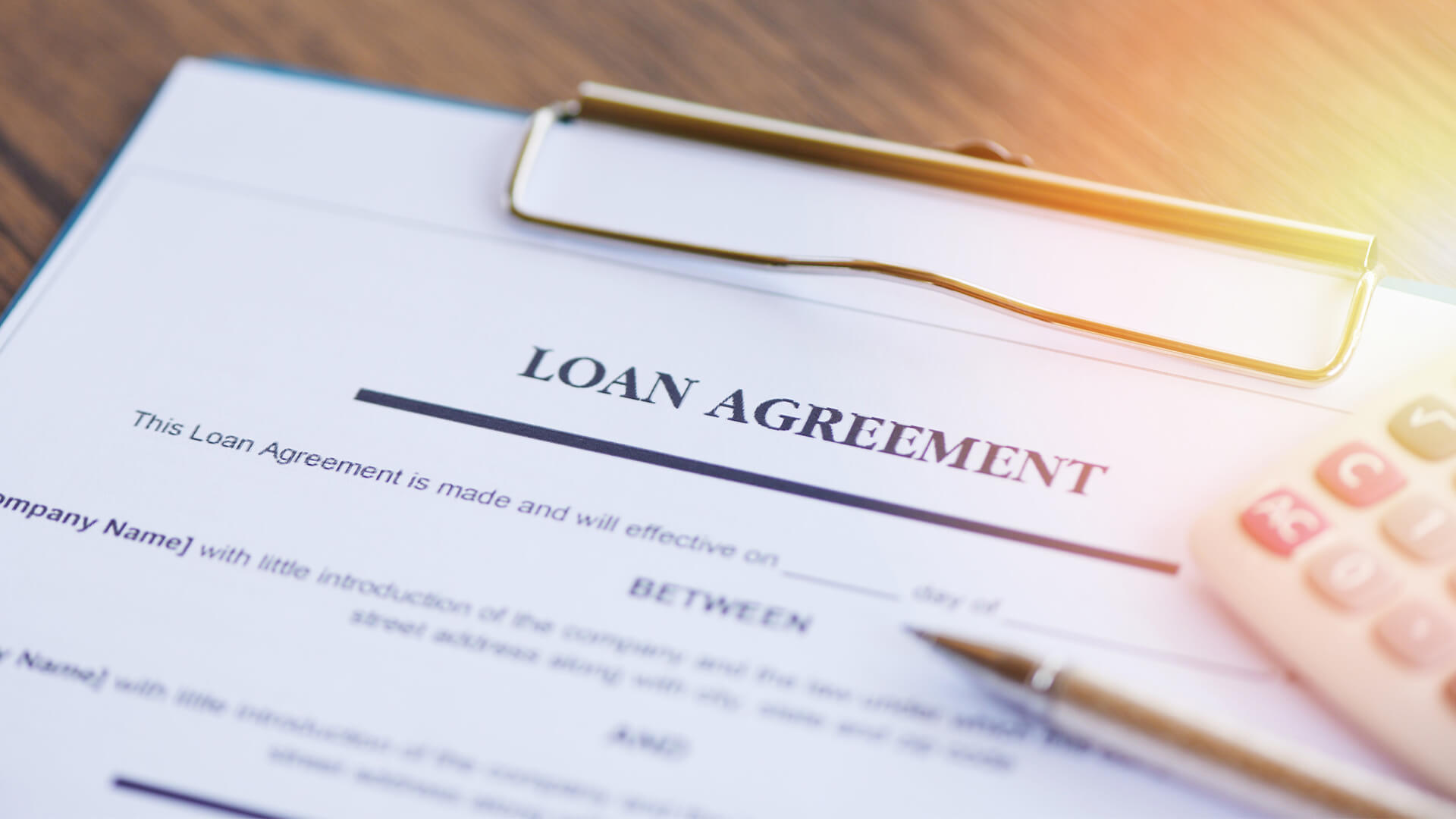 loan agreement