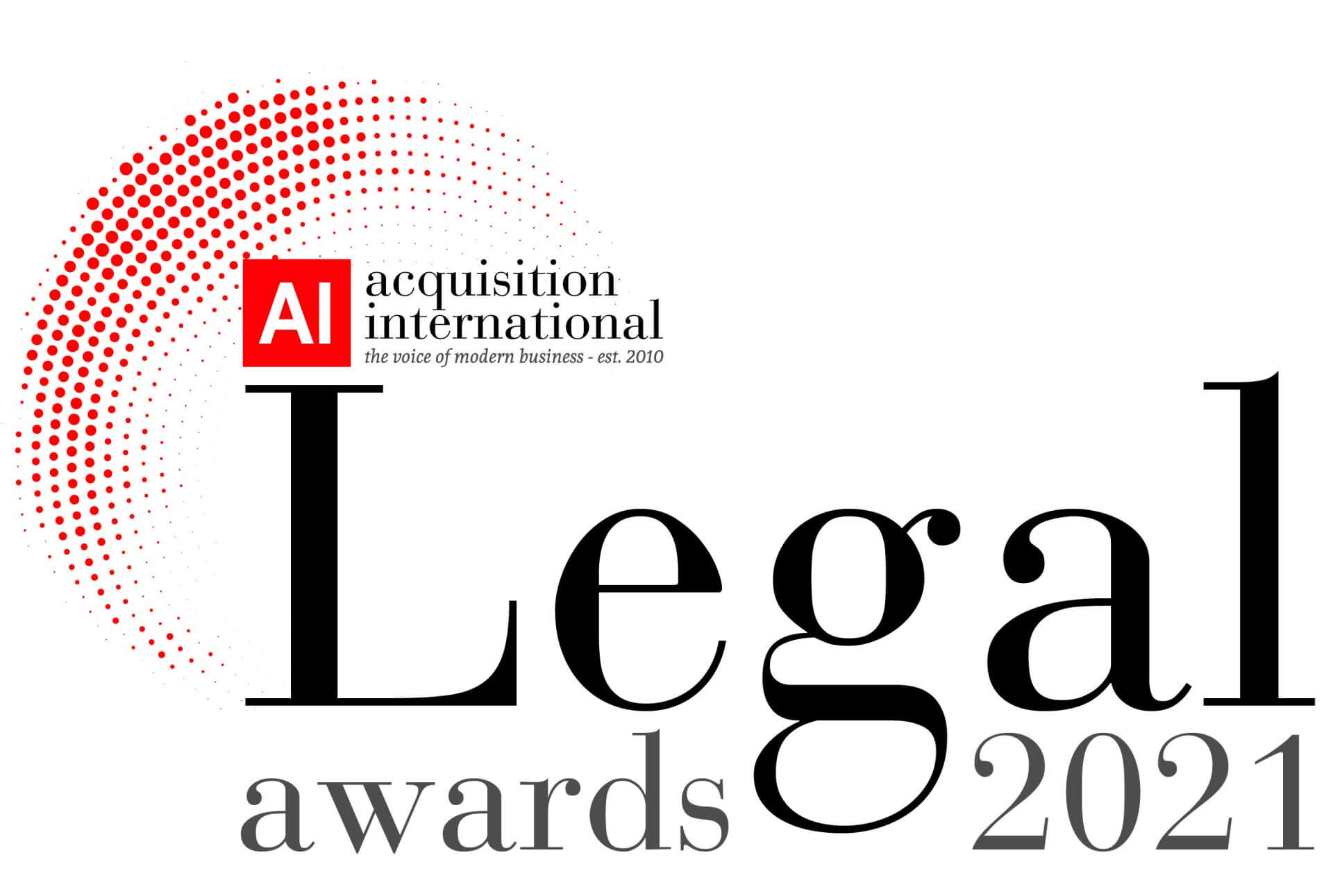 2021 Legal Awards Logo