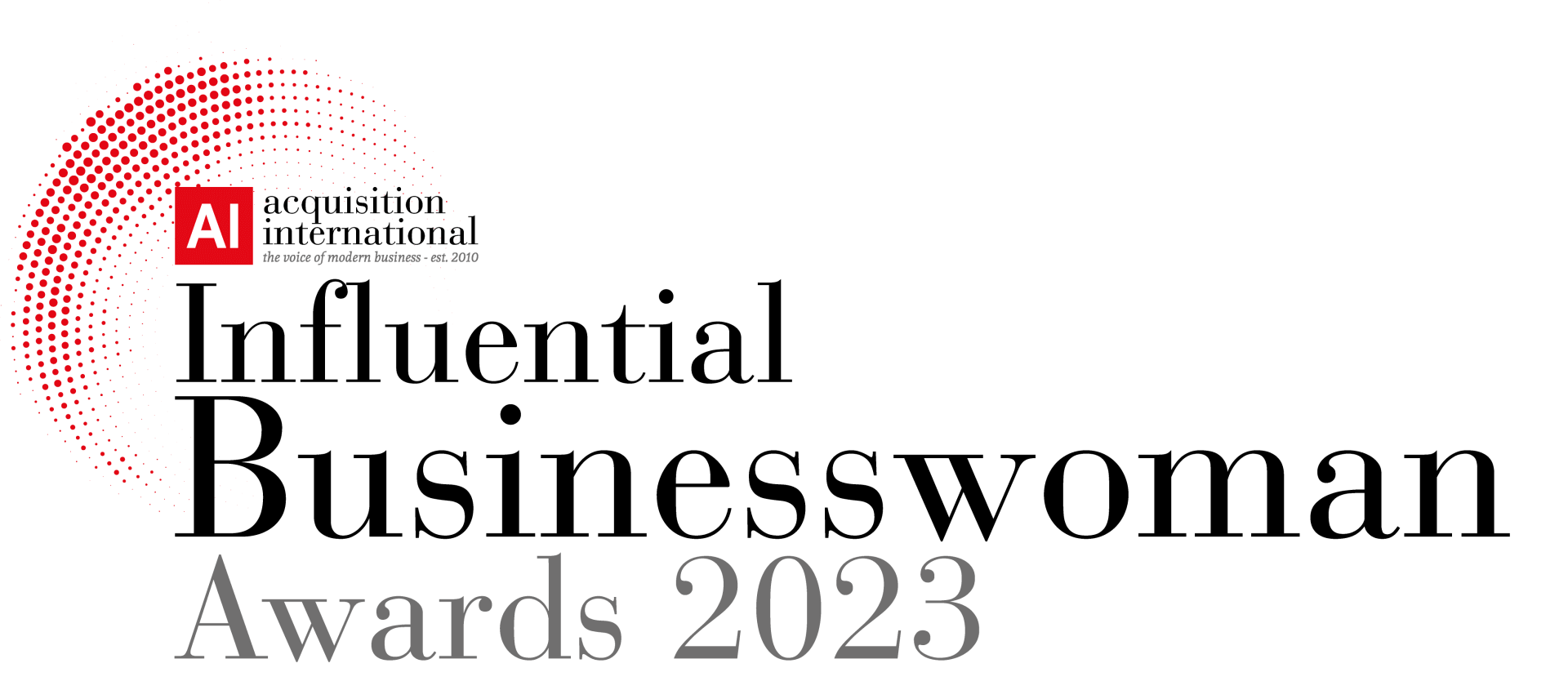 2023 Influential Businesswoman Awards Logo