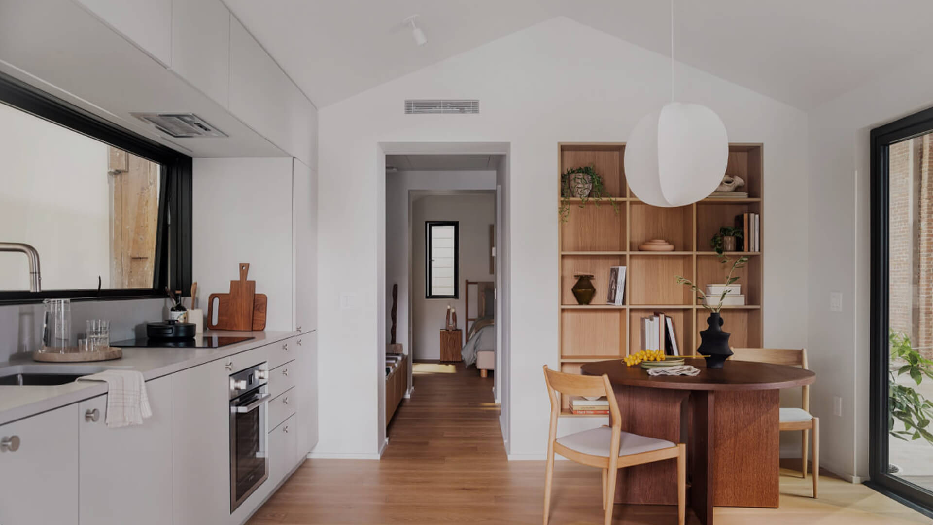 modern white kitchen