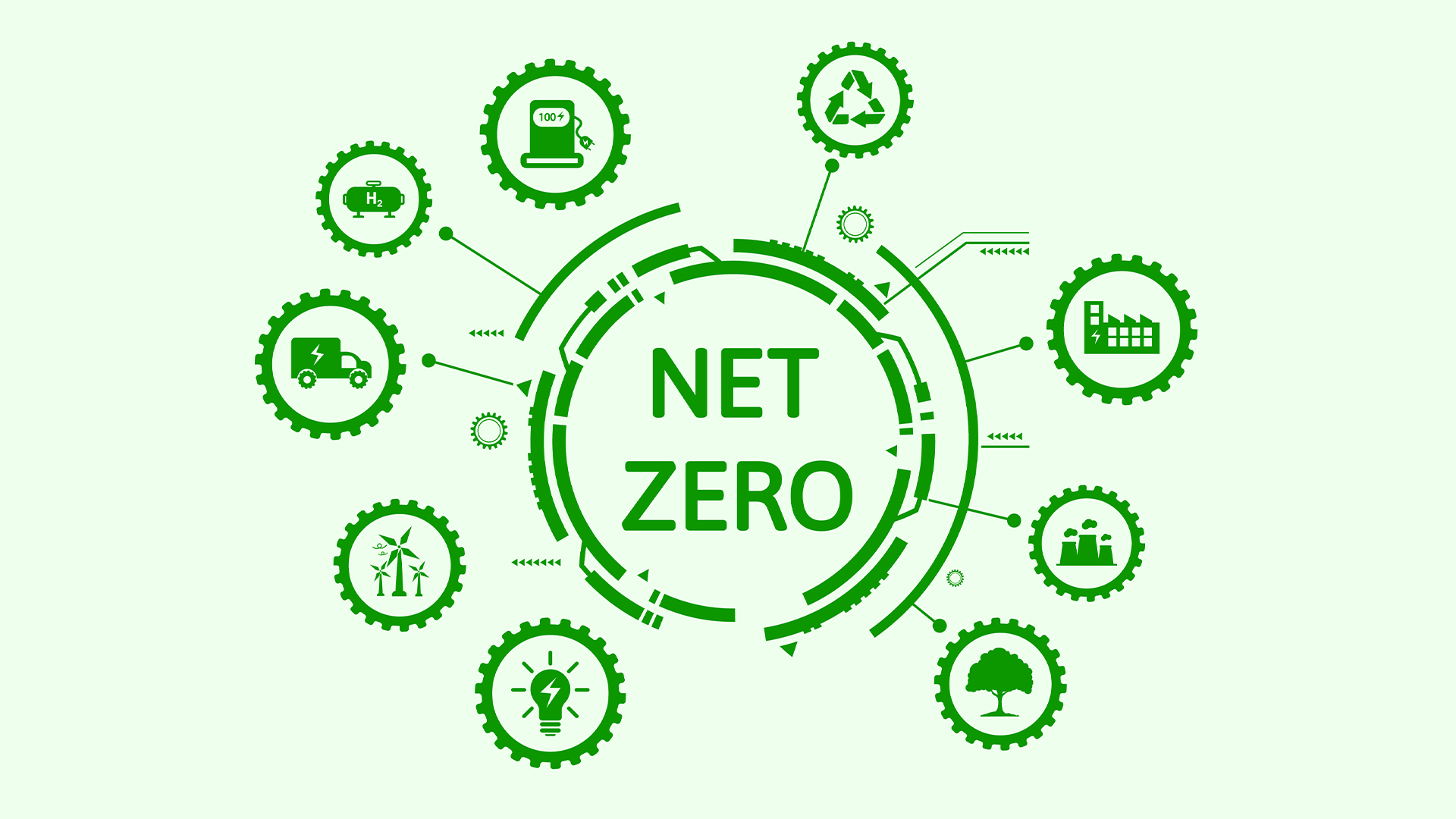 Net zero greenhouse gas emissions by 2050